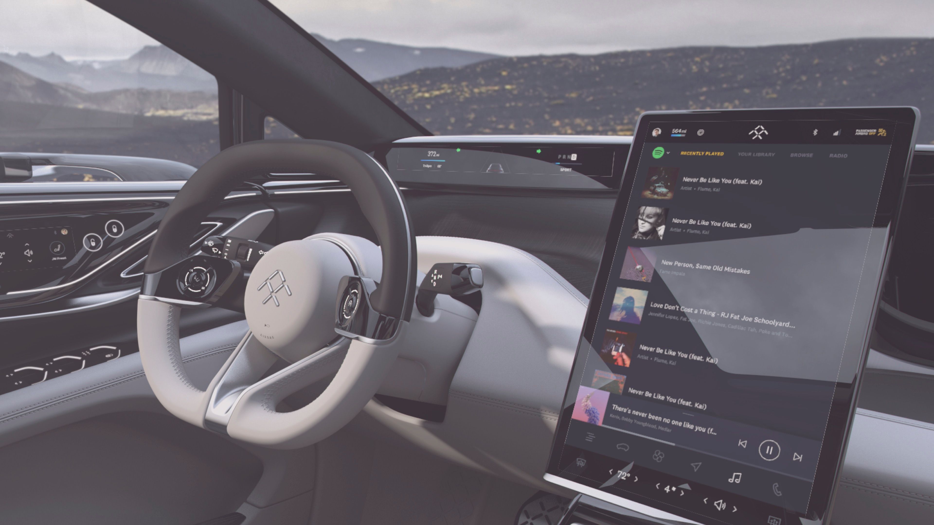 FF91 dashboard
